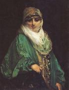 Jean Leon Gerome Femme de Constantinople debout (mk32) oil painting picture wholesale